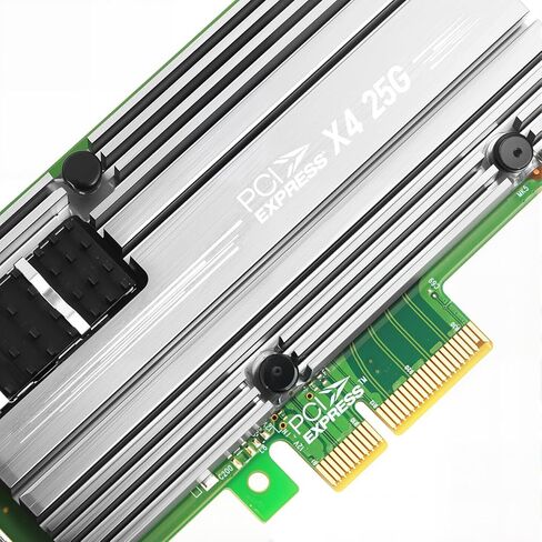 لمحول خادم إيثرنت Mellanox ConnectX4 25Gb، PCIe 3.0 X4، 1 * منافذ SFP28، RDMA، 25/10 / 1 جيجابت في الثانية، 25 جيجابت NIC يدعم Windows Server/Windows/Ubuntu/Linux in Kuwait