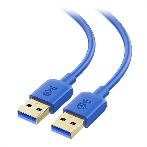 Cable Matters 2-Pack 5Gbps Short USB 3.0 Cable - 3ft, Male to Male USBA to USBA Cable, USB Cord, Black in Saudi Arabia