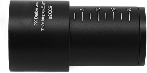 Vikye 2X 23.2mm Multiplier Universal Eyepiece Lens for Biological Microscope, Clear HD Images, All-Metal Construction, Lightweight and Portable in Saudi Arabia