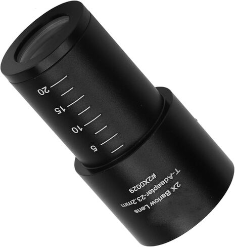 Vikye 2X 23.2mm Multiplier Universal Eyepiece Lens for Biological Microscope, Clear HD Images, All-Metal Construction, Lightweight and Portable in Saudi Arabia