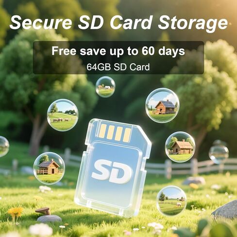 كاميرات مراقبة خلوية 4G LTE بدون اشتراك، لاسلكية في الهواء الطلق، تسجيل AOV 24/7، كاميرات مراقبة خلوية تعمل بالطاقة الشمسية، بدون كاميرا أمان WiFi مع بطاقة SIM (بيانات مجانية لمدة 360 يومًا)، عرض 360 درجة in Kuwait