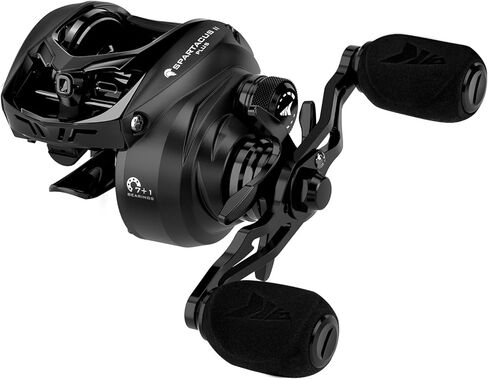 KastKing Spartacus II Plus Baitcasting Reel, DualBalance Magnetic Braking System, 8.0:1 High-Speed Gear Ratio, Ultralight 6 oz, 7+1 MaxiDur Double-Shielded Ball Bearings, Fishing Reels in Saudi Arabia
