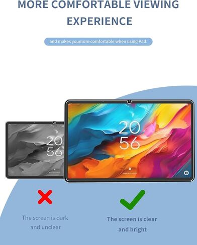 [عبوة من قطعتين] لجهاز TCL NXTPAPER 14 2025 Tablet 14 بوصة من الزجاج المقوى، واقي شاشة لجهاز NXTPAPER 14 5G 14 بوصة مضاد للخدش وحساس وصلابة 9H in Kuwait