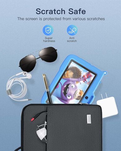 2-Pack Screen Protector for SANNUO K708 plus 7 Inch Android 13 Kids tablet, 9H Hardness Tempered Glass for SANNUO K708 plus Android 13 Kids tablet Anti-Scratch, Bubble Free, HD Clarity in Saudi Arabia