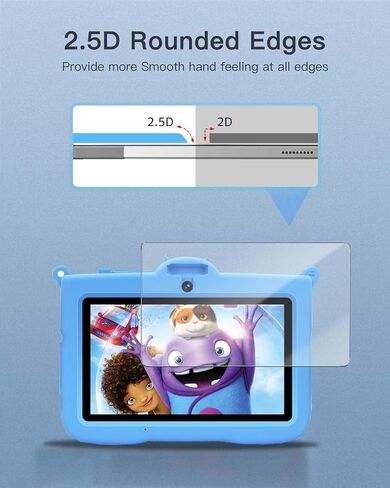 2-Pack Screen Protector for SANNUO K708 plus 7 Inch Android 13 Kids tablet, 9H Hardness Tempered Glass for SANNUO K708 plus Android 13 Kids tablet Anti-Scratch, Bubble Free, HD Clarity in Saudi Arabia