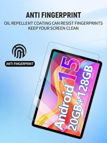 Screen Protector for CUPEISI CP31M Android 15 Tablet 10 Inch, FJIASTB Anti-Scratch 9H Tempered Glass Film Easy to Install, No Bubble, 2-Pack in Saudi Arabia