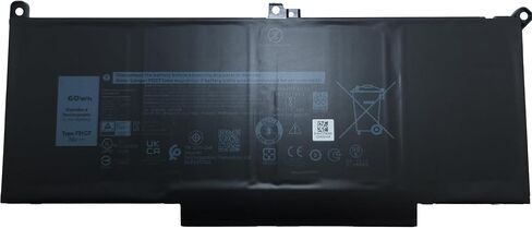 F3YGT 60WH لـ Latitude 7480 7490 بطارية 2X39G بديلة لـ Dell Latitude 12 7000 7280 7290/13 7000 7380 7390 P29S002/14 7000 7480 7490 P73G002 Series DM3WC KG7VF P73G DM6WC [60 وات/7.6 فولت] in Kuwait