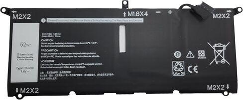 F3YGT 60WH لـ Latitude 7480 7490 بطارية 2X39G بديلة لـ Dell Latitude 12 7000 7280 7290/13 7000 7380 7390 P29S002/14 7000 7480 7490 P73G002 Series DM3WC KG7VF P73G DM6WC [60 وات/7.6 فولت] in Kuwait