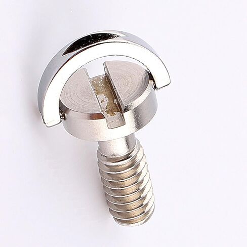 1/4 D Screw, Stainless Steel Camera Tripod Screw with Flat Head Slot, for Plate Monopod Telescope Ball Head in Saudi Arabia