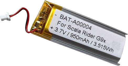 850mAh Battery Replacement for Cardo Packtalk Edge, Packtalk Custom, Packtalk Neo, Packtalk Edgephones, Packtalk Pro Communication System SRPT0102 Scala Rider Packtalk Duo BAT00014 Battery in Kuwait