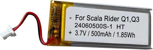 850mAh Battery Replacement for Cardo Packtalk Edge, Packtalk Custom, Packtalk Neo, Packtalk Edgephones, Packtalk Pro Communication System SRPT0102 Scala Rider Packtalk Duo BAT00014 Battery in Saudi Arabia