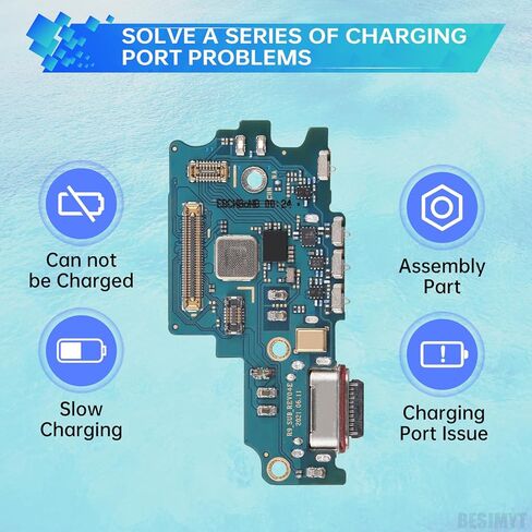 for Samsung Galaxy S21 FE 5G Charging Port Replacement USB Charger Dock Connector Flex Cable Type-C Board USB Charger Type-C Board Connector Replacement Repair Fix for SM-G990U SM-G990U1 in Kuwait