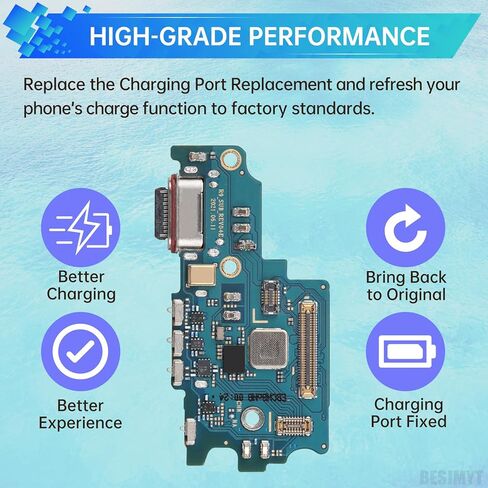 for Samsung Galaxy S21 FE 5G Charging Port Replacement USB Charger Dock Connector Flex Cable Type-C Board USB Charger Type-C Board Connector Replacement Repair Fix for SM-G990U SM-G990U1 in Kuwait