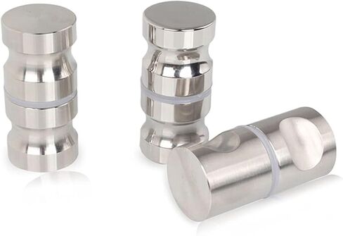Cabinet Drawer Handle Bathroom Shower Glass Door Handle Thickened Bathroom Handle Stainless Steel Solid Glass Door Handle Furniture Handle Hardware(A Polished) in Saudi Arabia