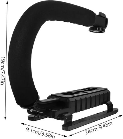 Camera Stabilizer Gimbal Tool for DSLR and Camcorder Shaped Handheld Stabilizing Grip Compatible with Cameras Durable and Reliable Support for Video Recording in Saudi Arabia