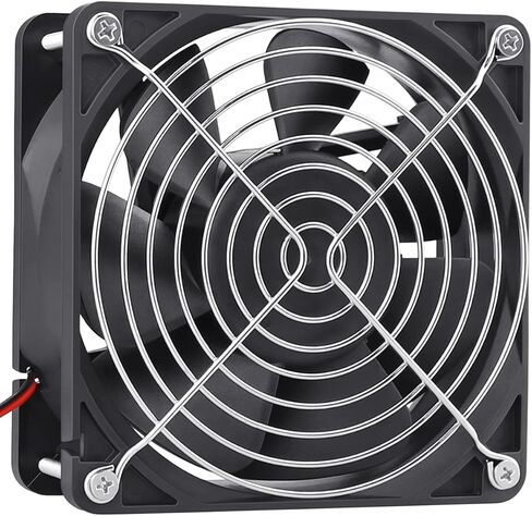 GDSTIME Dual Ball Bearings 1238 Cooling Fan, 120mm x 38mm 24V DC 125CFM Brushless Cooler Fan in Saudi Arabia