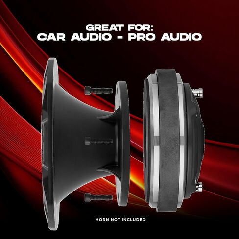 DS18 PRO-D22PH.8 2" Throat Bolt-On Compression Driver 640 Watts Max Power with 2" Phenolic Voice Coil 110 dB, Pro Car Audio High Efficiency, Compression Horn Driver - Single in Saudi Arabia