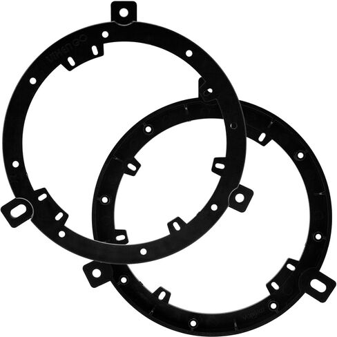 مكبرات صوت KICKER مقاس 6.75 بوصة لمجموعة ترقية Jeep Wrangler JK 2018 - زوج من سلسلة KS مع محولات وحزام، محوري 6 3/4 لوحة أمامية لصوت السيارة أو مكبر صوت خلفي KSC670، 51KSC6704 in Kuwait