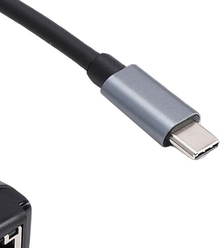 ASHATA USB to Ethernet Adapter, Plug and Play Ethernet Adapter, 5Gbps 5000Mbps Type C 3.0 to RJ45 Converter Laptop Desktop PC Wired Network Card, with Aluminum Cover in Saudi Arabia