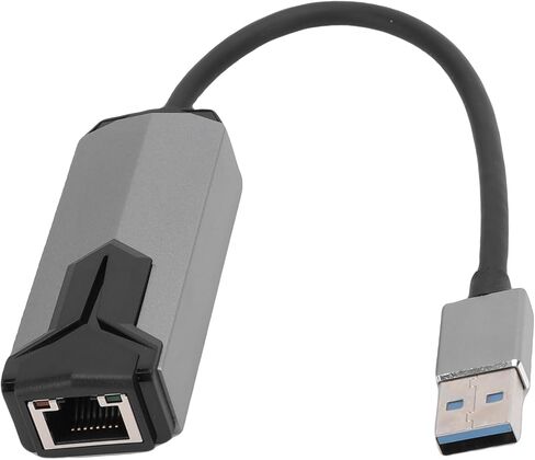 Yunir USB إلى محول إيثرنت، محول شبكة التوصيل والتشغيل 2.5G، USB A 3.0 إلى RJ45 محول إيثرنت لشبكة الكمبيوتر لأجهزة الكمبيوتر المحمول وسطح المكتب، ودعم OS X، XPS، Thunderbolt 5/4/3 in Kuwait