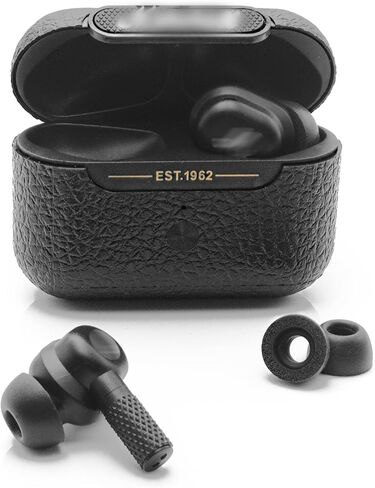 Klowcok Replacement Foam Eartips for Marshall Motif II A.N.C, Motif ANC True Wireless Headphones, Comfort Fit (3 Pairs, S/M/L, Black) in Saudi Arabia