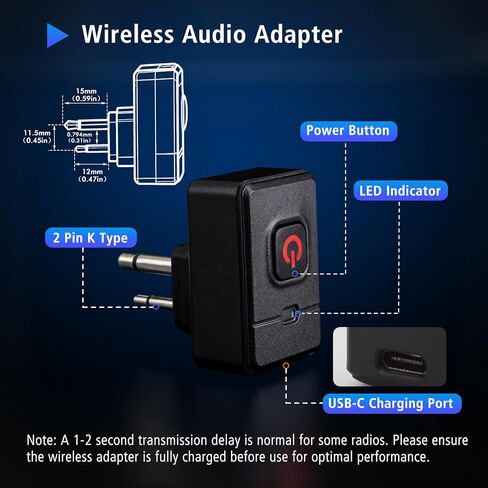 Walkie Talkie Wireless Handheld Speaker Mic, 2 Pin M-Connector Remote Microphone Compatible with Motorola R2 CP200D CP200 CP185 CLS1410 CLS1110 RMU2040 RMU2080D Yaesu FT-4XR FT-65R FT-25R Radio in Saudi Arabia