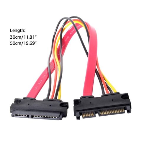 7 + 15 دبوس SATA ذكر إلى أنثى تمديد مهائي كابلات للقرص الصلب SSD in Kuwait