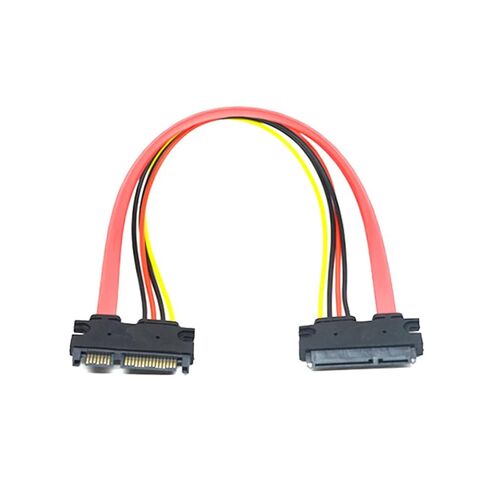7 + 15 دبوس SATA ذكر إلى أنثى تمديد مهائي كابلات للقرص الصلب SSD in Kuwait