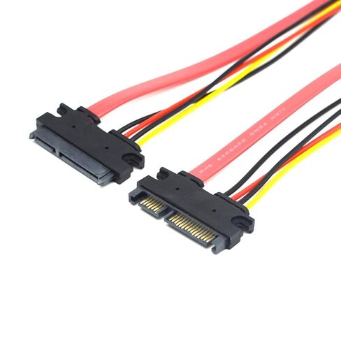 7 + 15 دبوس SATA ذكر إلى أنثى تمديد مهائي كابلات للقرص الصلب SSD in Kuwait