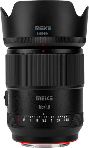 عدسات Meike 55 مم F1.8 كاملة الإطار AF STM بفتحة قياسية وتركيز تلقائي ثابت لكاميرات Sony E Mount بدون مرآة A9 A9II A7II A7RII A7 A7R3 A7R4 A7IV A7C A7SIII in Saudi Arabia
