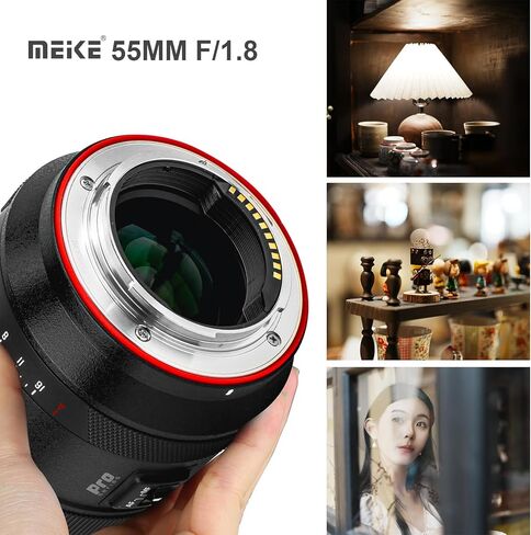 عدسات Meike 55 مم F1.8 كاملة الإطار AF STM بفتحة قياسية وتركيز تلقائي ثابت لكاميرات Sony E Mount بدون مرآة A9 A9II A7II A7RII A7 A7R3 A7R4 A7IV A7C A7SIII in Saudi Arabia