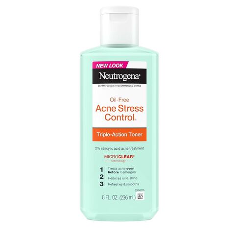 Neutrogena Oil-Free Acne Stress Control Triple-Action Toner, 8 Fluid Ounce in Saudi Arabia