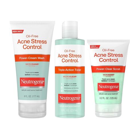 Neutrogena Oil-Free Acne Stress Control Triple-Action Toner, 8 Fluid Ounce in Saudi Arabia