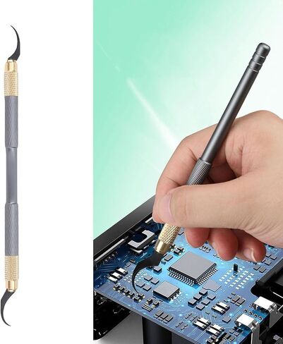 IC Chip Repair Thin Tool, 4 in 1 Chip Repair Set, Aluminum Alloy Handle with 4 Blades, for Mobile Phone Chip Mainboard IC CPU Hard Drive in Saudi Arabia