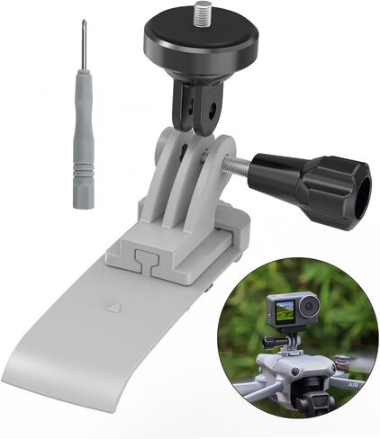 Quick Release Action Camera Holder Plastic Adapter Mount for DJI AIR 3 Drone Accessories in Saudi Arabia