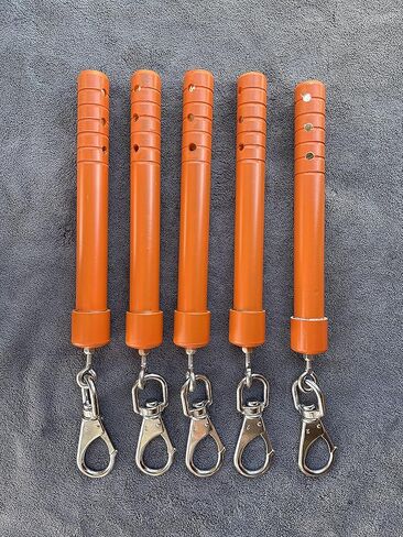 Blinky Lights Marine Lobster Crab Hoop Net Marker Buoy Float End Stick Orange, Pack of 5 in Saudi Arabia
