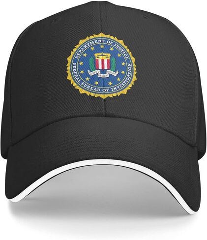 مكتب التحقيقات الفيدرالي (FBI) قبعة ساندويتش قبعات البيسبول خمر قابل للتعديل للجنسين الكبار موضة أبي سائق شاحنة الدينيم القبعات رعاة البقر الرياضة في الهواء الطلق in Kuwait