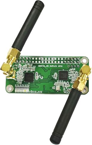 AURSINC Mini MMDVM Duplex Hotspot Board with Antenna, UHF (433-900MHz) VHF (144-146MHz) Dual Band, Supports P25 DMR YSF DSTAR NXDN POCSAG, Compatible with Raspberry Pi-Zero W/3/3B/3B+/4 (without OLED) in Saudi Arabia