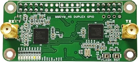 AURSINC Mini MMDVM Duplex Hotspot Board with Antenna, UHF (433-900MHz) VHF (144-146MHz) Dual Band, Supports P25 DMR YSF DSTAR NXDN POCSAG, Compatible with Raspberry Pi-Zero W/3/3B/3B+/4 (without OLED) in Saudi Arabia