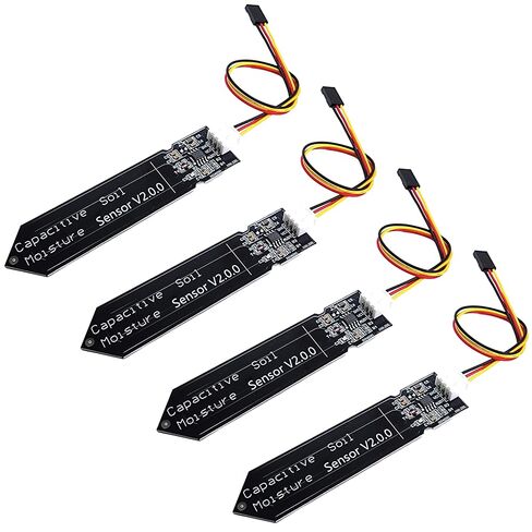 Capacitive Soil Moisture Sensor, TLC555I Chip, for Arduino, ESP32, ESP8266, Raspberry Pi, 2 Pieces in Saudi Arabia