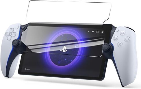 واقي شاشة Walieoka متوافق مع مشغل PlayStation Portal Remote Player، طبقة واقية من الزجاج المقوى بقوة 9H، مقاوم للخدش وبصمات الأصابع كريستال شفاف [عبوة من قطعتين] in Kuwait