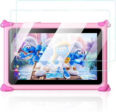 واقي شاشة لجهاز Trayoo KIDS710 للأطفال اللوحي، جهاز لوحي للأطفال مقاس 7 بوصات للأطفال، مضاد للخدش بصلابة 9H حساسة للمس، حواف مستديرة 2.5D خالية من الفقاعات، سهل التركيب، عبوتان. in Kuwait
