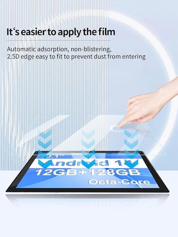 Screen Protector for ATMPC T10 Android Tablet 10 Inch tablet, Anti-Scratch 9H Hardness Touch Sensitive 2.5D Rounded Edges Bubble Free Easy to Install,2 Pack. in Saudi Arabia