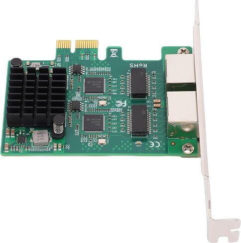GOWENIC Gigabit Network Card 2 Port, 10/100/1000Mbps Gigabit Ethernet RJ45 NIC Adapter, Supports PXE VL Aggregation, for Desktop PC in Saudi Arabia