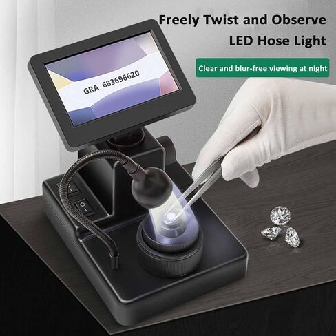Digital Microscope with 4.3Inch LCD Screen,LED Fill Light,50-1500X Magnification in Saudi Arabia