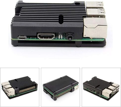YWBL-WH Motherboard Cooling Cover, Aluminum Alloy Box/Cover for 3 Model B 2b 3b+, Stable Heat Dissipation, Easy Installation for Desktop Computers in Saudi Arabia