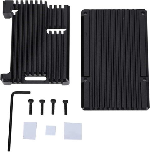YWBL-WH Motherboard Cooling Cover, Aluminum Alloy Box/Cover for 3 Model B 2b 3b+, Stable Heat Dissipation, Easy Installation for Desktop Computers in Saudi Arabia
