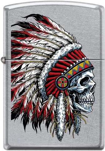 Zippo Lighter - Personalized Customize Message Engrave on Backside for Skull Pirate Windproof Lighter Skull Punisher Z5136 in Saudi Arabia