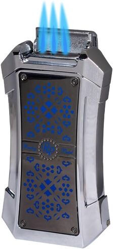 Rocky Patel Lighter Genesis Triple Torch (Iced Black) in Saudi Arabia