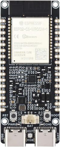 لوحة تطوير ESP32-C5 Wi-Fi 6 ثنائية النطاق، معالج RISC-V بسرعة 240 ميجاهرتز، وحدة سلسلة ESP32-C5-WROOM-1 على اللوحة، RISC-V MCU متعدد البروتوكولات، فلاش 16 ميجابايت وذاكرة وصول عشوائي PS-RAM بسعة 8 ميجابايت in Saudi Arabia